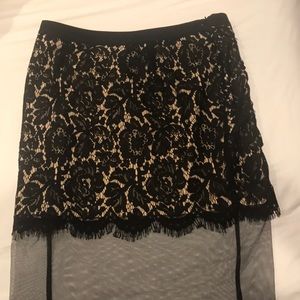 Endless Rose Lace Trimmed Skirt